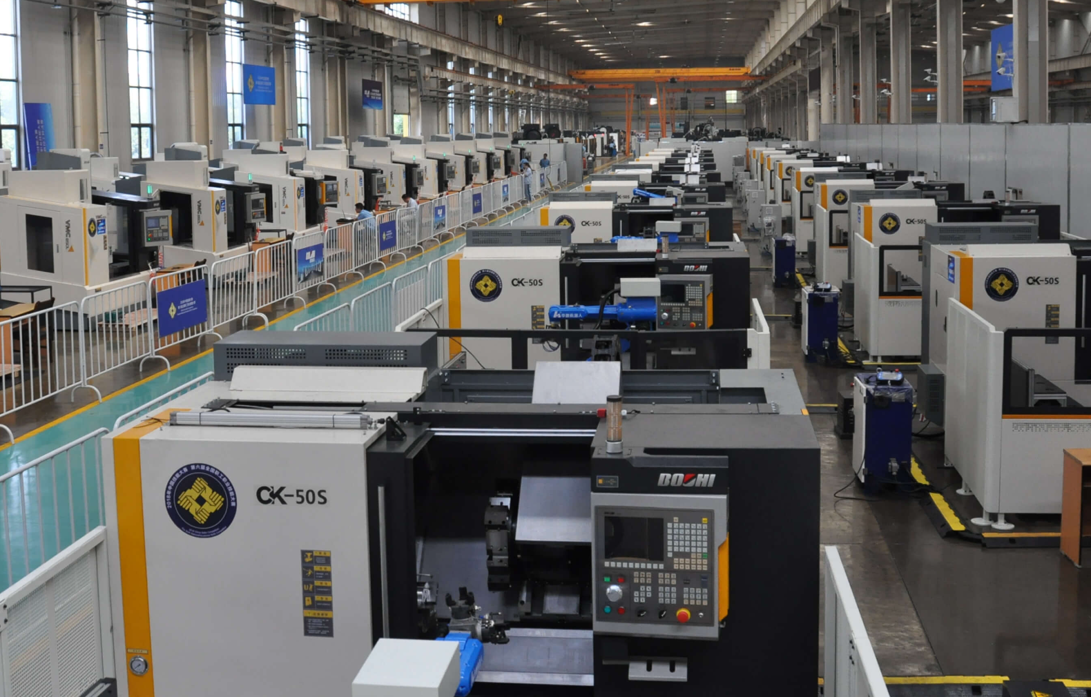 CNC 機加車間場景